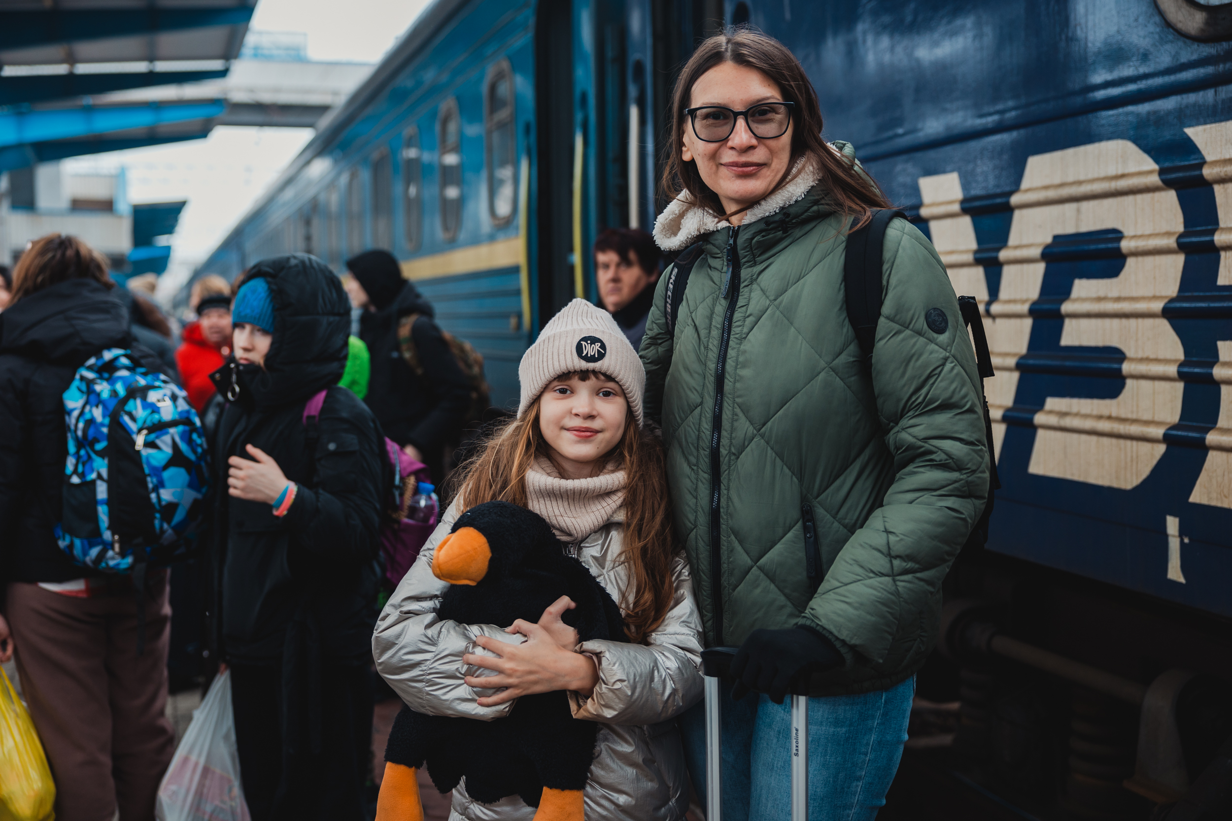 Дев'ятирічна Софійка з мамою Ольгою