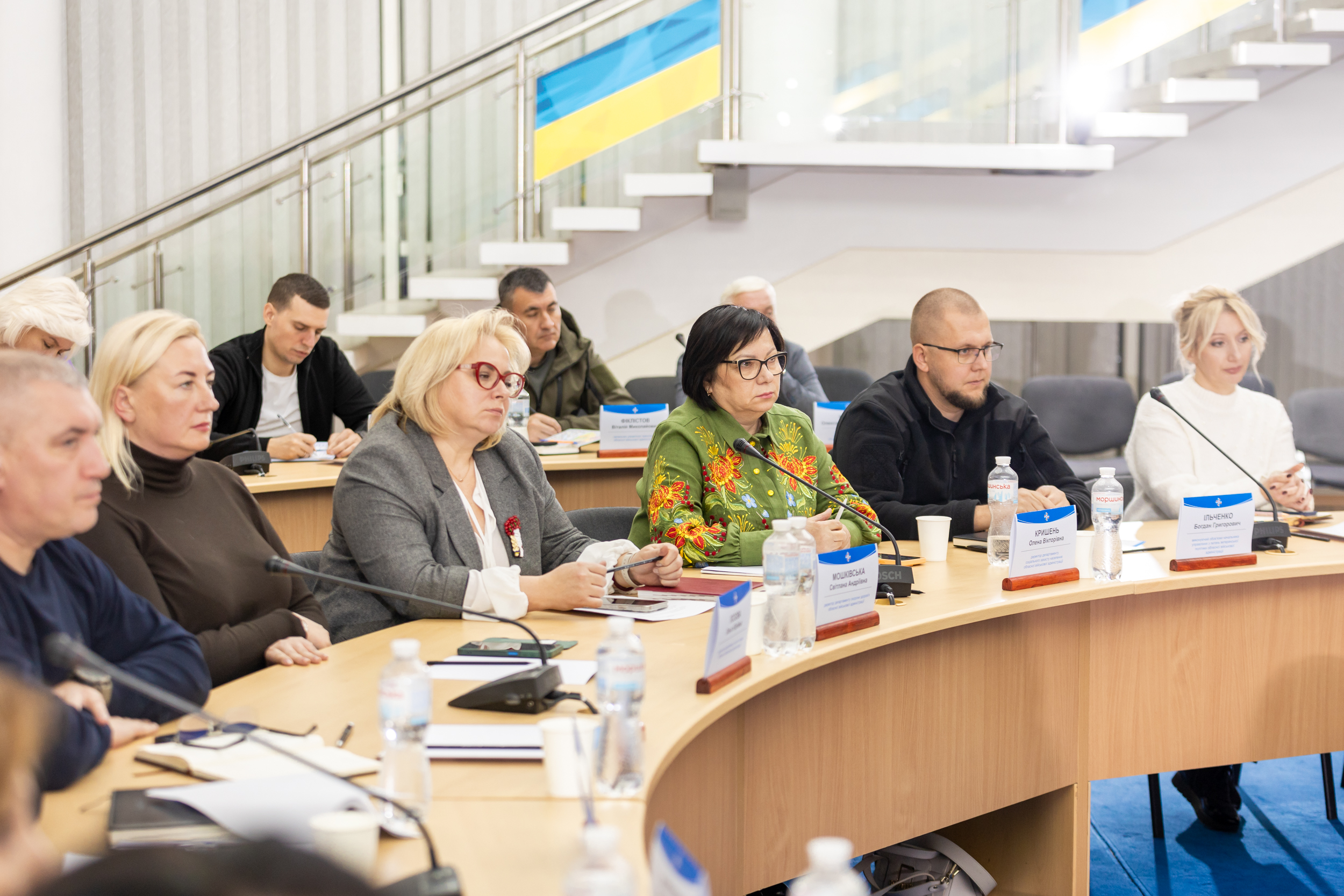 Очільники структурних підрозділів ОВА