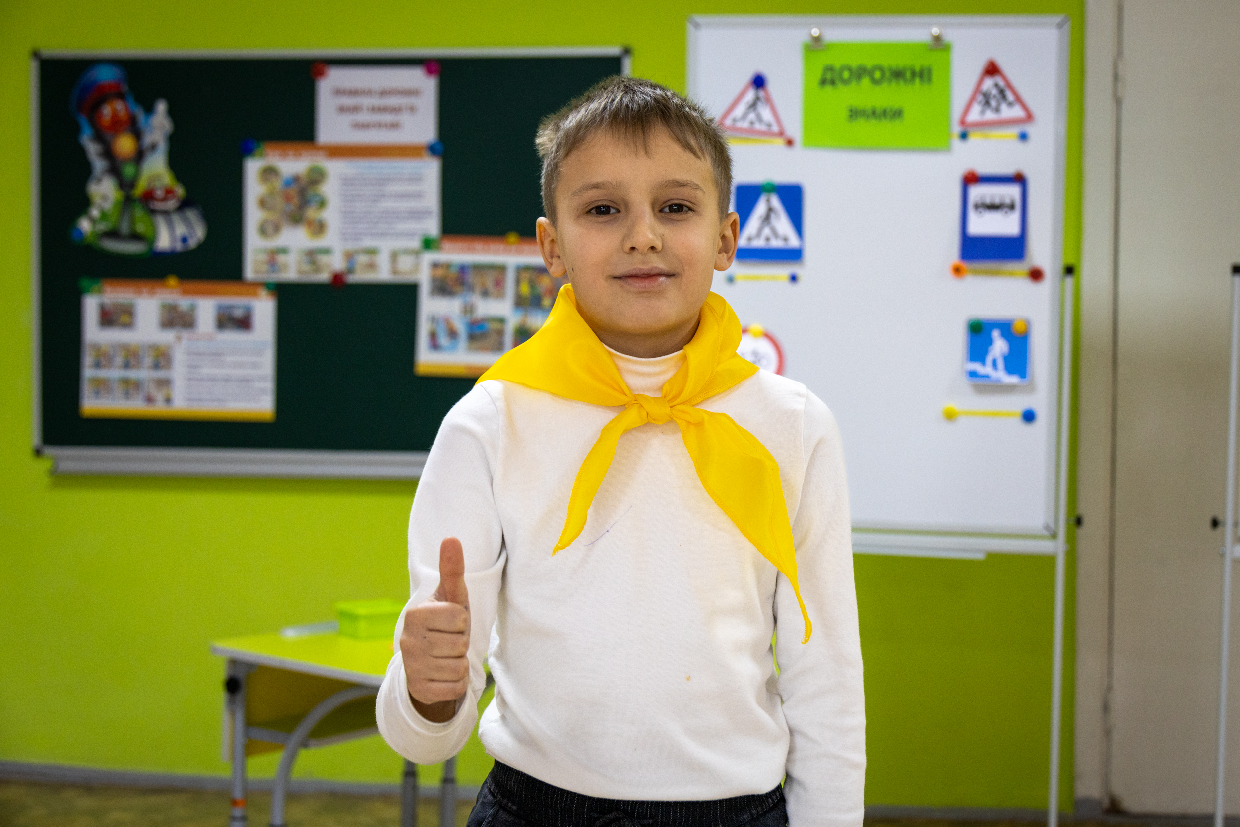 учень 4-го класу Сергій.