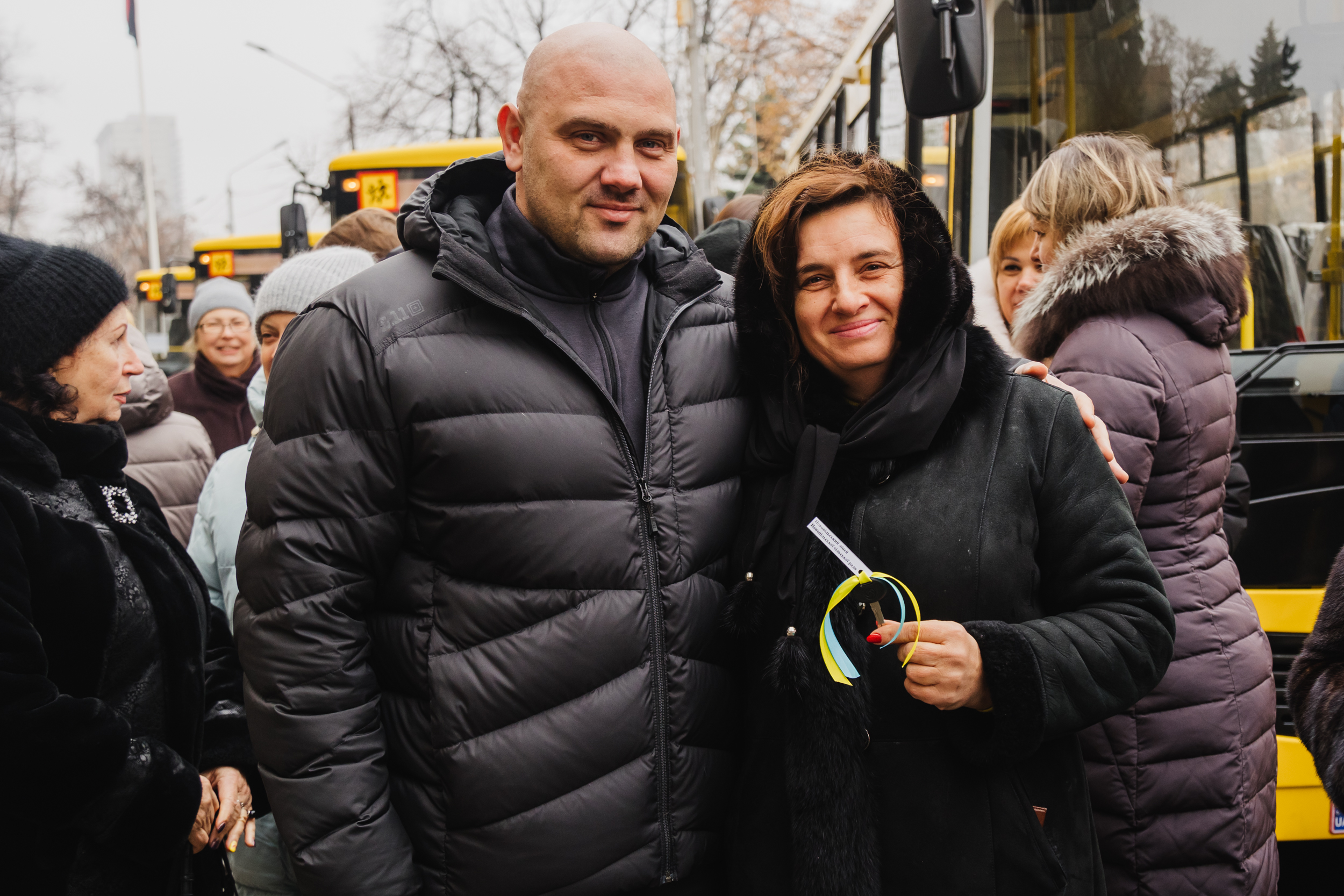 Очільника області та директорка одного з ліцеїв в Новопільській громаді пані Оксана