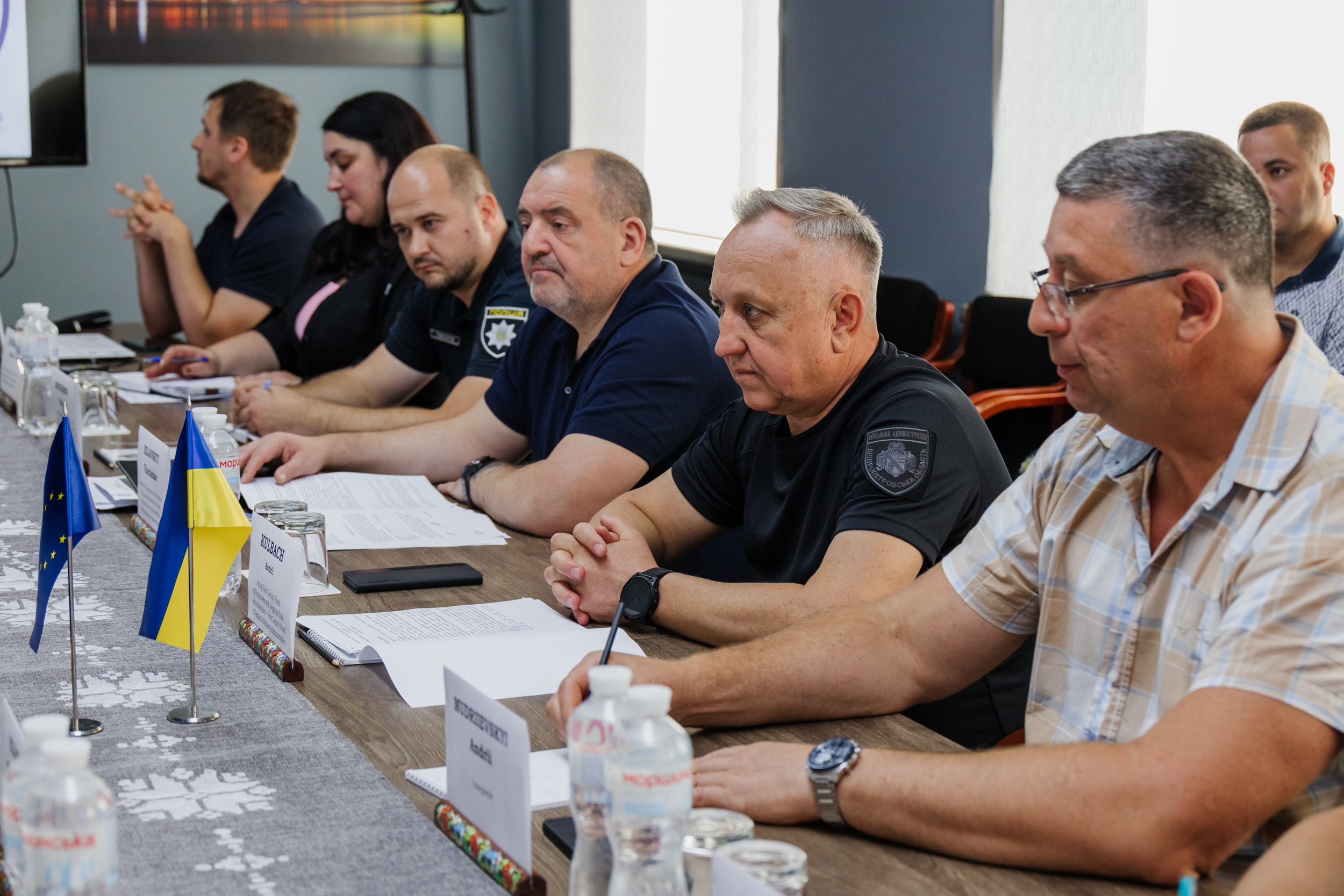 Керівництво облдержадміністрації та представники департаментів і правоохоронних органів