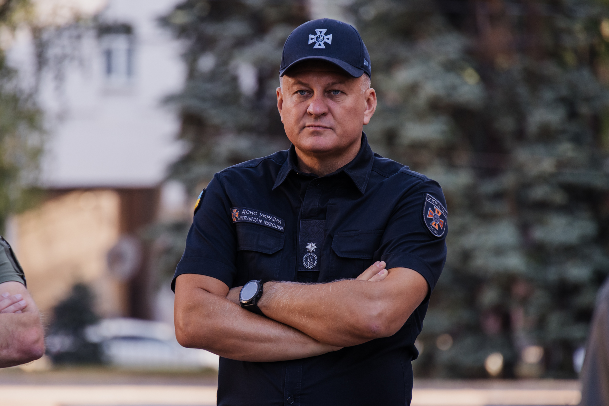 Начальник ГУ ДСНС України у Дніпропетровській області Юрій Корецький