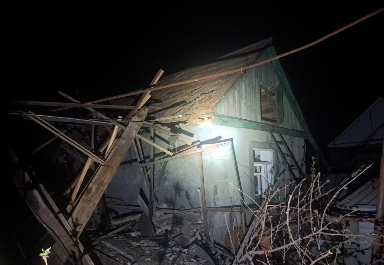 Потрощена хата на Нікопольщині