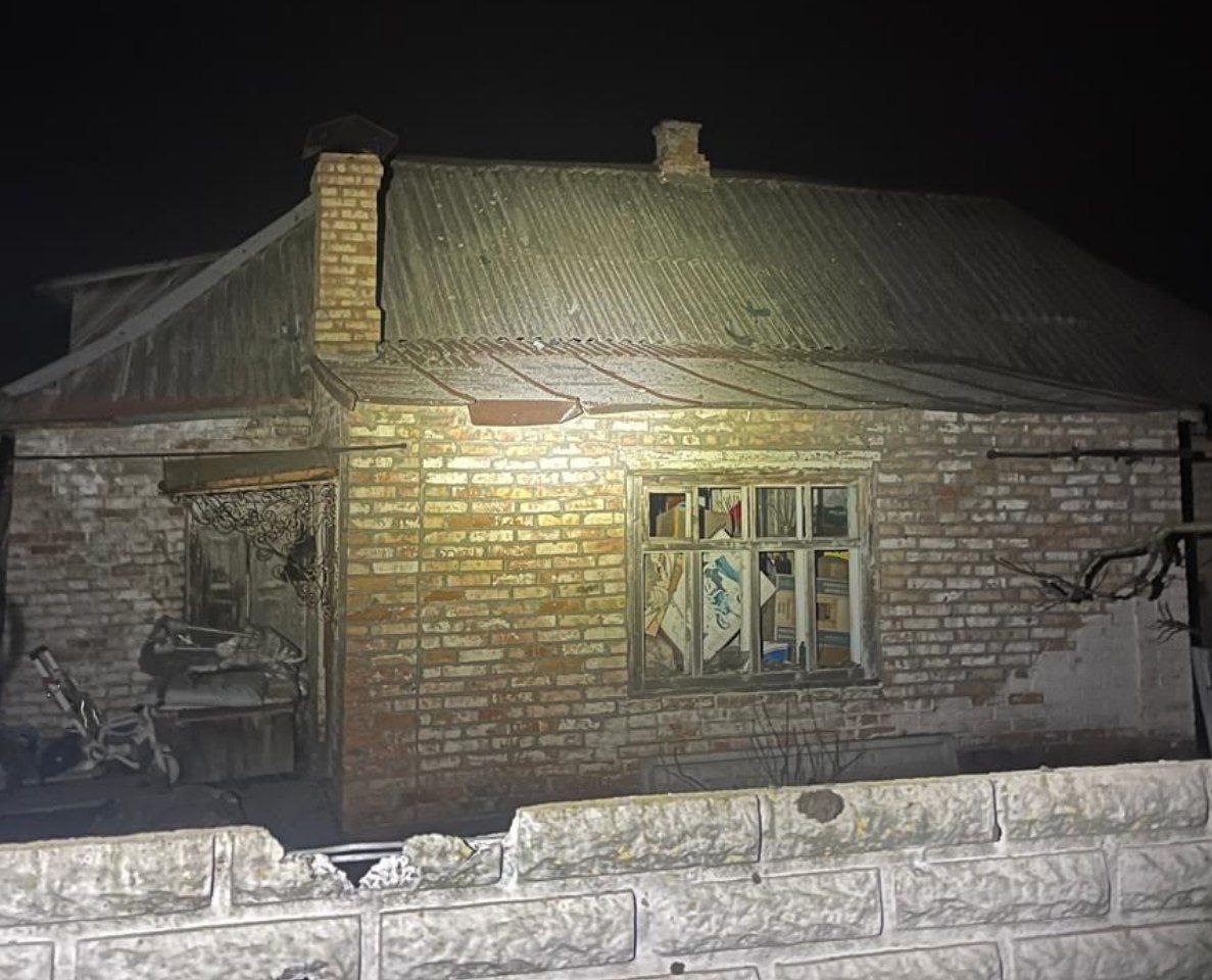 Понівечена оселя місцевих на Нікопольщині. 