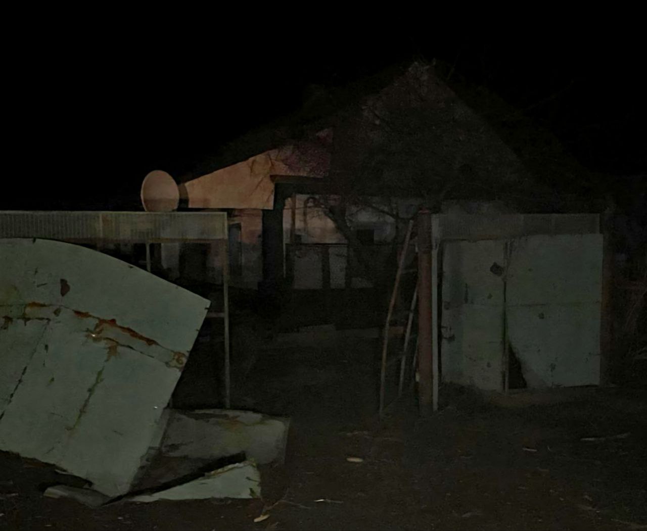 Пошкоджений приватний будинок