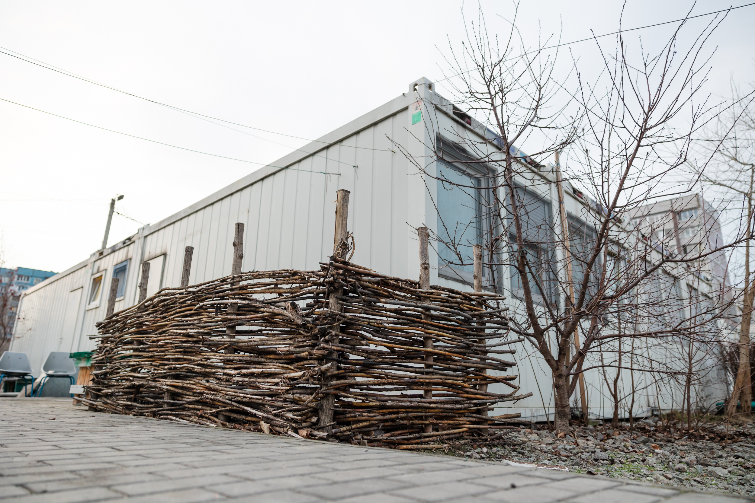 Будинок у модульному містечку