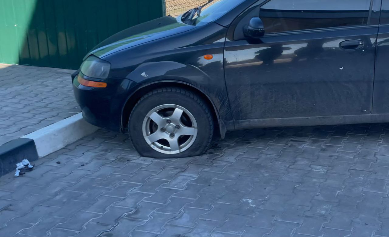 Понівечена автівка