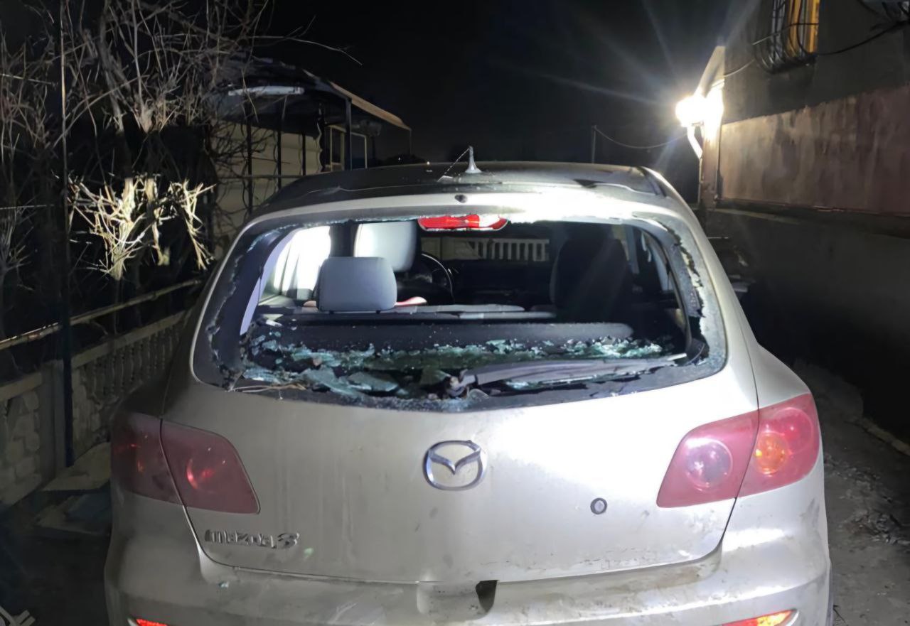 Потрощена у Павлограді автівка