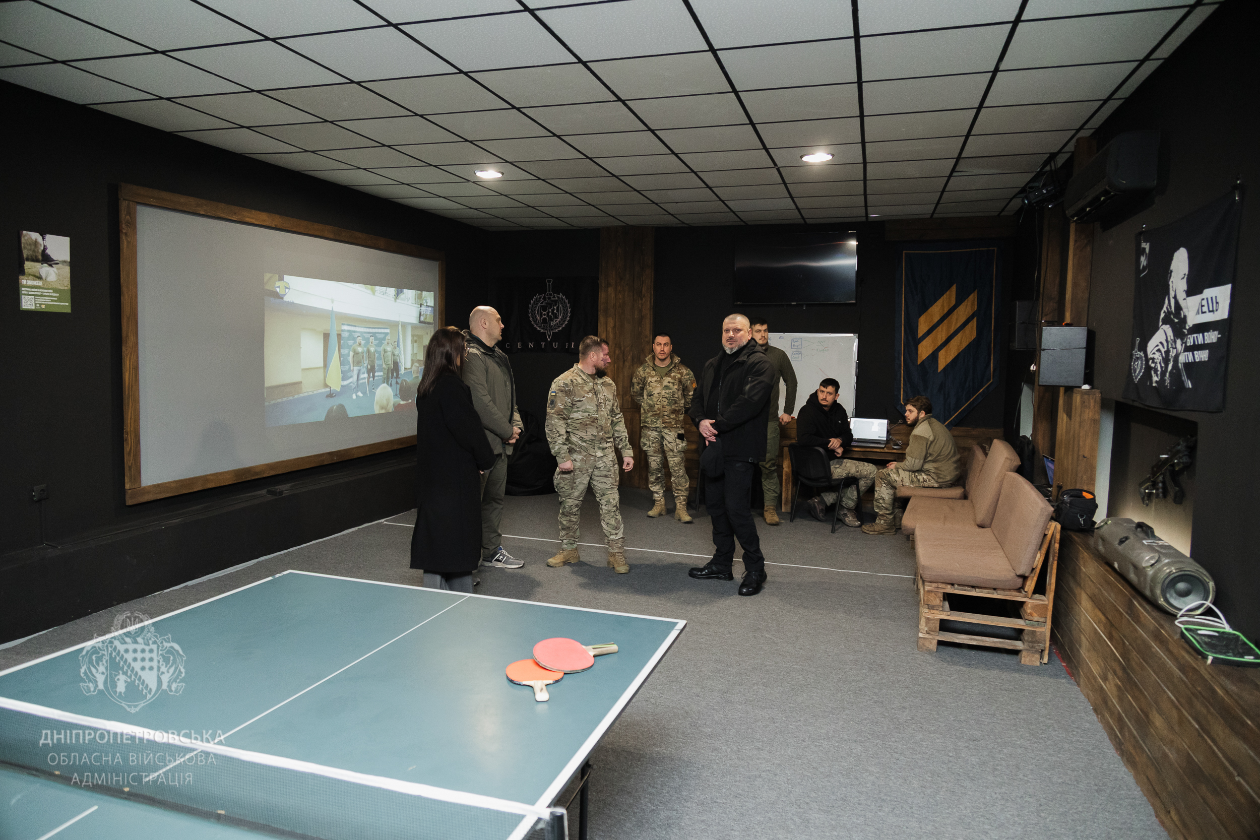 Відвідування керівництвом області нового ветеранського простору у Павлограді 
