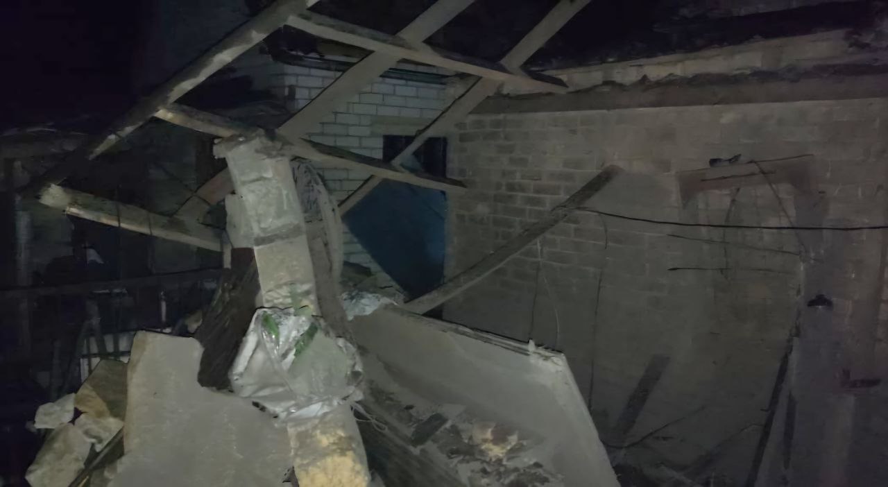 Потрощене подвір'я будинка на Нікопольщині
