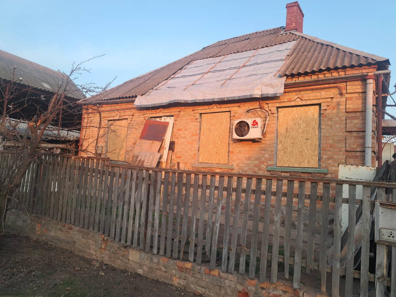 Пошкоджена приватна оселя