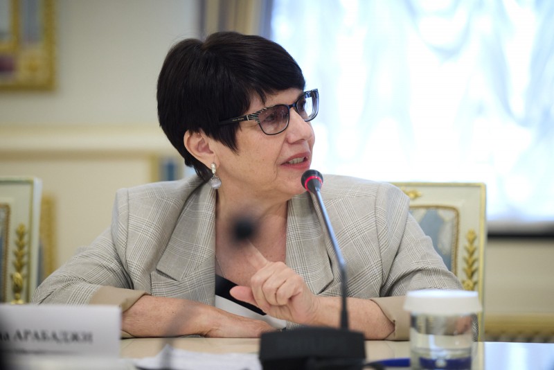 Представниця Спілки караїмів України Олена Арабаджи