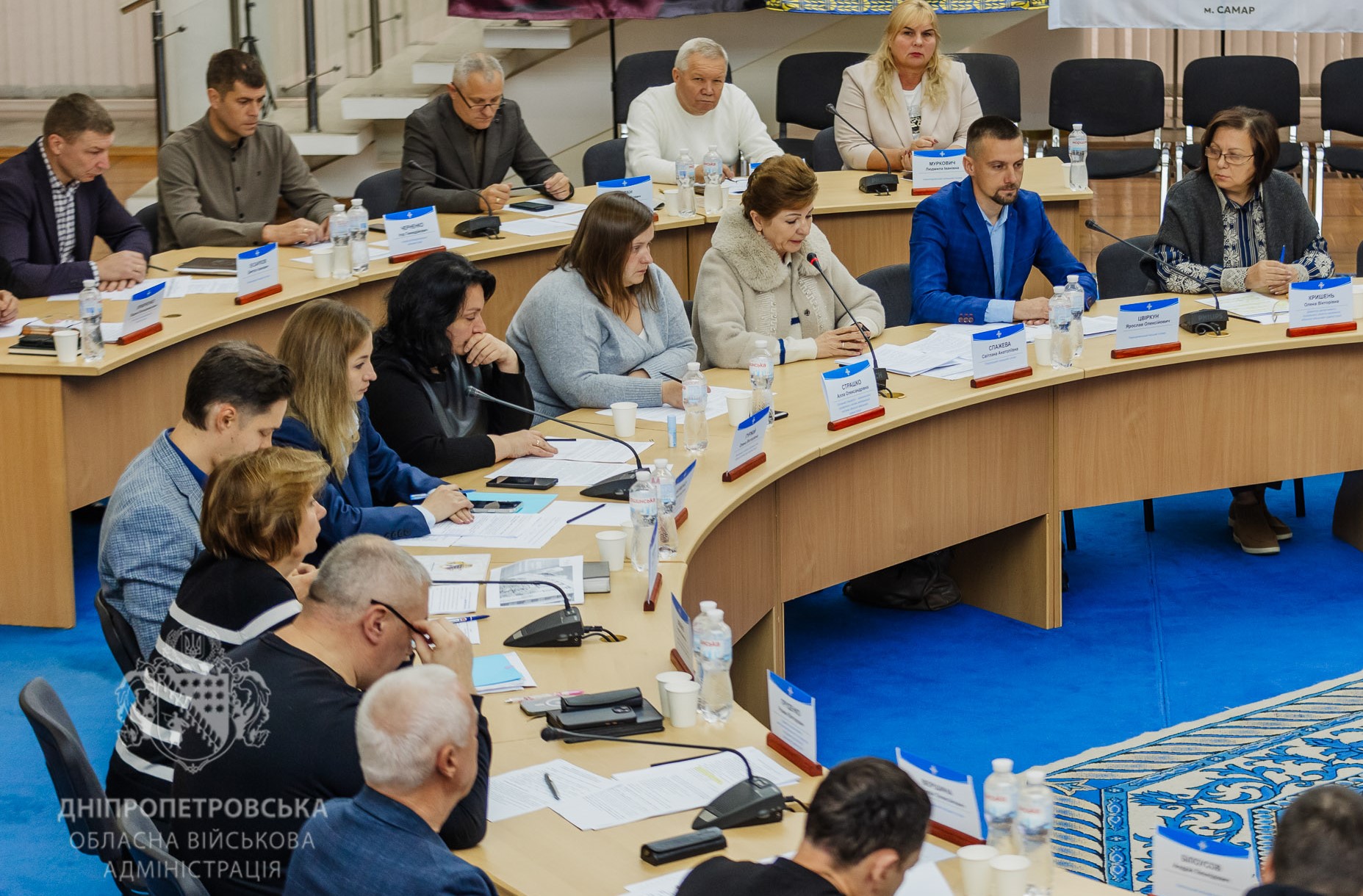 Очільники структурних підрозділів ОВА та голови громад 