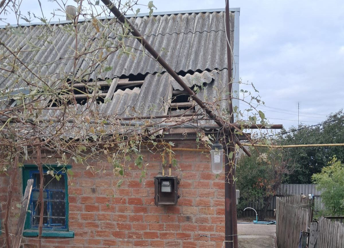 Пошкоджений приватний будинок 