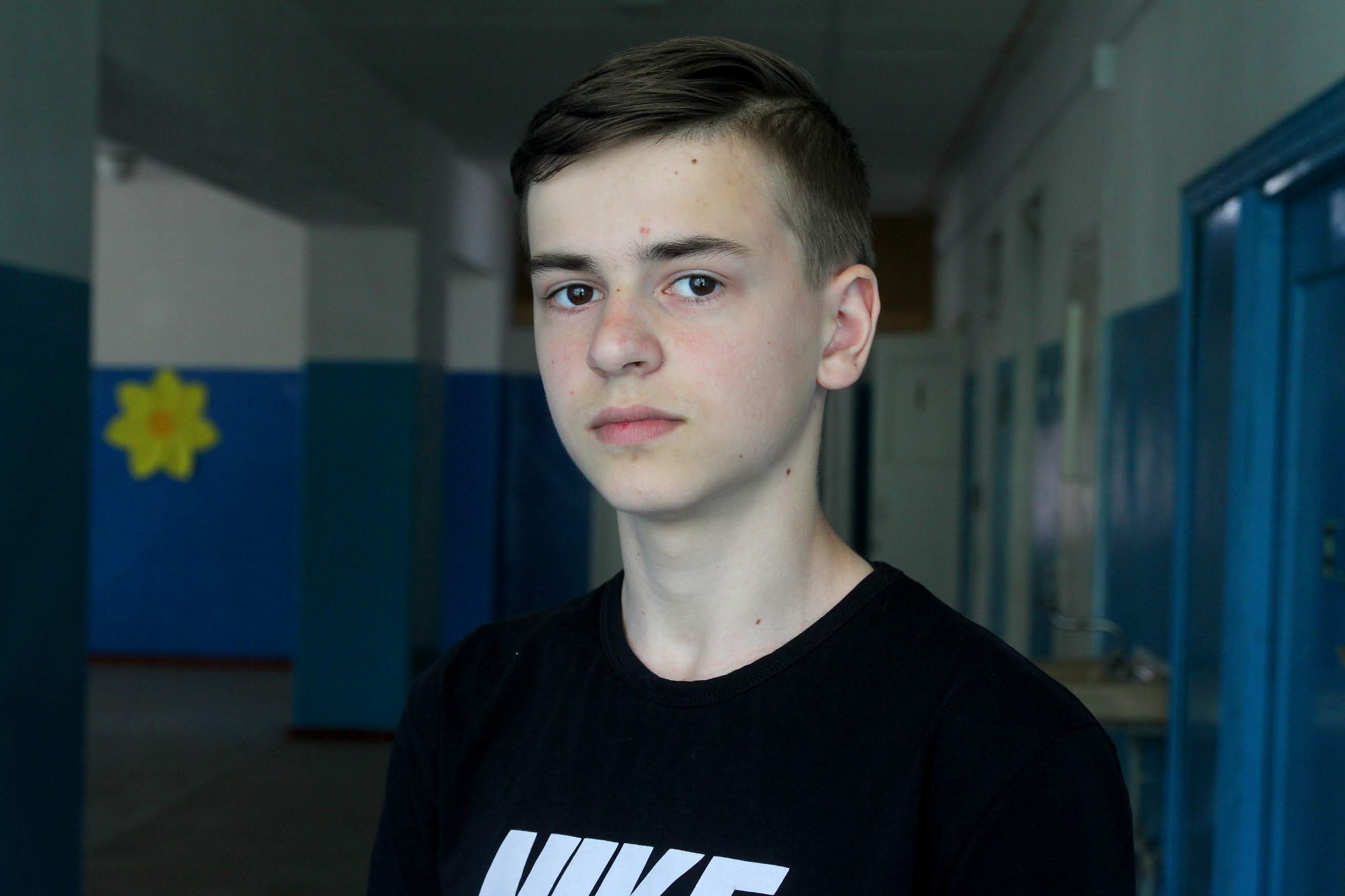 «Думаю, що після реконструкції у моїй школі значно покращаться умови», – дев’ятикласник Іван Капуста