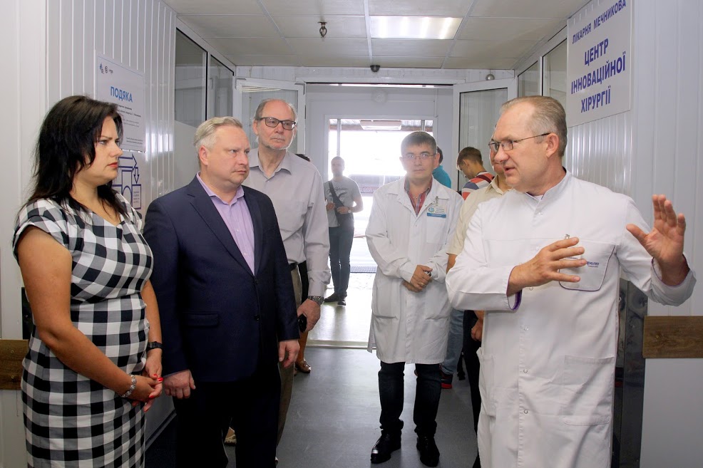 Литовські партнери ознайомилися з роботою обласної лікарні імені Мечникова
