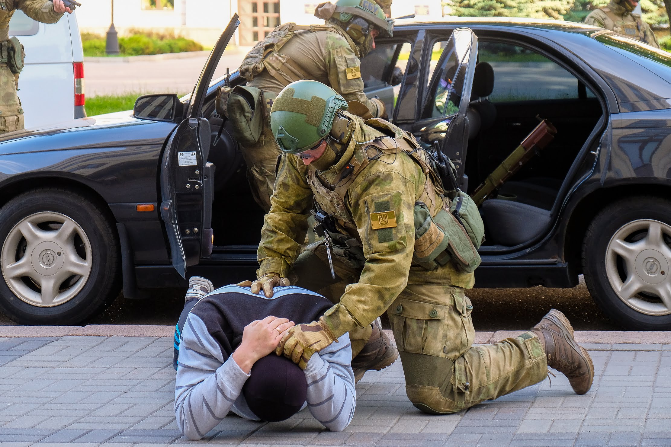 На місці працювали спецпідрозділи СБУ