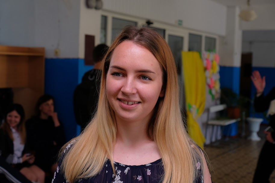 Таісія Зимовцева: «Надзвичайно щаслива, що школу реконструюють. У мене є два молодші брати і вони навчатимуться вже в оновлених класах. Це супер»