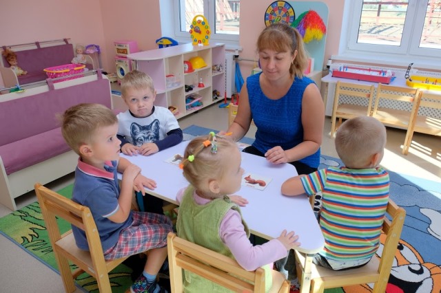 В новом детсаду малыши воспитываются в самых современных условиях