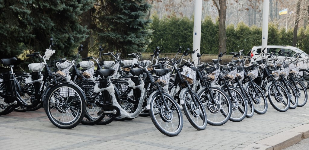 Дніпропетровщина отримала від міжнародних партнерів 40 електровелосипедів